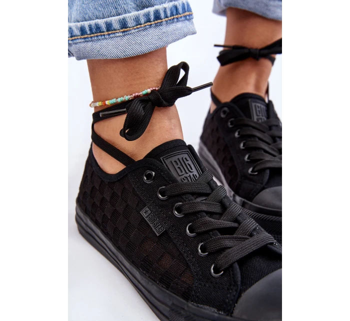 Klasyczne Niskie Trampki Big Star LL274072 Czarne
