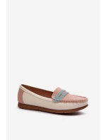 Mokasyny Damskie Z Eko Skóry Różowe Vikitara Mokasyny Damskie Z Eko Skóry Różowe Vikitara