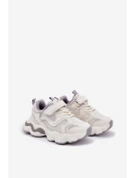 Dětské Tenisky Na Silné Podešvi Bílé model 21692427 - Boto Dětské Tenisky Na Silné Podešvi Bílé model 21692427 - Boto