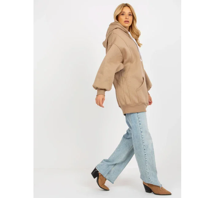 Dámska mikina EM BL 694.20X tmavo lila - FPrice