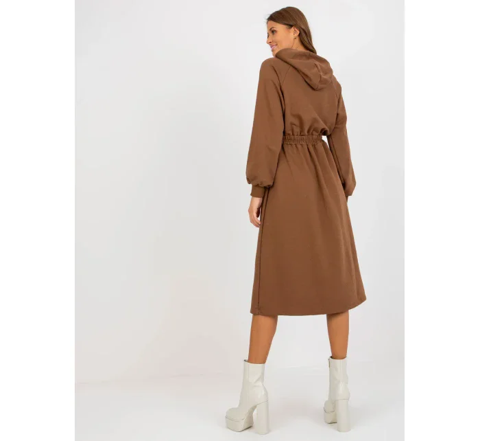 Dámske šaty RV SK 8336 hnedé Dámske šaty RV SK 8336 hnedé