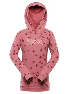 Dětská mikina nax NAX ZIARDO dusty rose