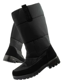 Progress zimné topánky snehové topánky dámske zateplené módne dámske zipsy