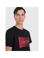 Pánske tričko s potlačou 4F 4FRAW25TTSHM3224-20S