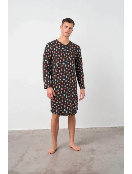 Vamp - Pohodlná pánska nočná košeľa - Rory 17617 - Vamp Vamp - Pohodlná pánska nočná košeľa - Rory 17617 - Vamp