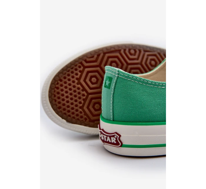 Trampki Męskie Big Star NN174062 Zielone