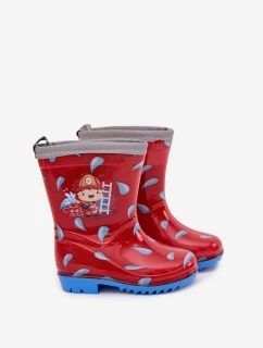 Detské topánky "hasič" Breezly - červené