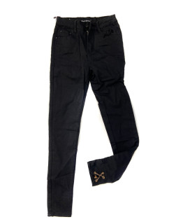 Černé džínové kalhoty typu high waist s na  model 14794873 - ZOiO