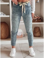 Dámské džínové kalhoty slim fit s páskem blue Dstreet model 21985340 - FashionStreet Dámské džínové kalhoty slim fit s páskem blue Dstreet model 21985340 - FashionStreet