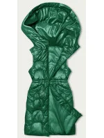 Zelená vypasovaná vesta s kapucí model 18846334 - S'WEST