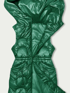 Zelená vypasovaná vesta s kapucí model 18846334 - S'WEST