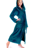 Dámsky župan Siena s kapucňou 3156 petrol - Vestis