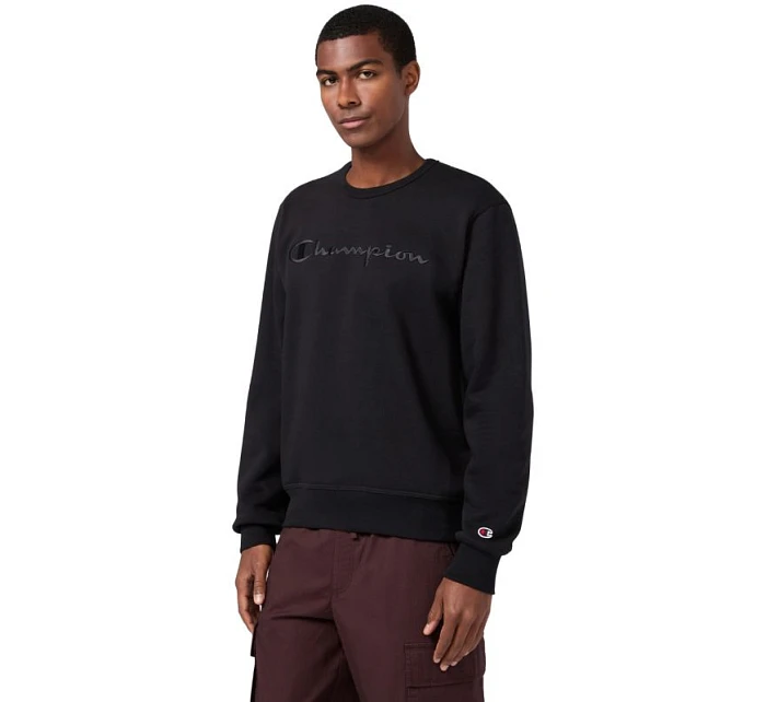 Pánska mikina Champion Crewneck Sweatshirt black 220272 KK001 pánska