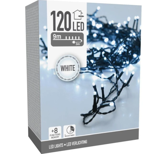 LAMPKI CHOINKOWE  120 LED  BIAŁY model 21832451