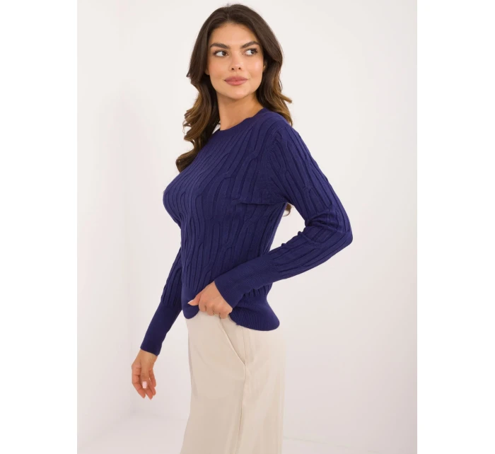 Sweter AT SW  granatowy model 20493454 - FPrice