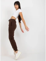 Dámske nohavice TW SP 2003 nohavice.02 tmavo hnedá - FPrice