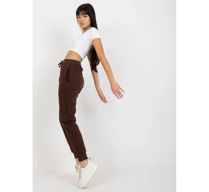 Dámske nohavice TW SP 2003 nohavice.02 tmavo hnedá - FPrice