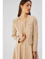 model 19647505 Blejzr s otevřenou přední částí béžový - STYLOVE