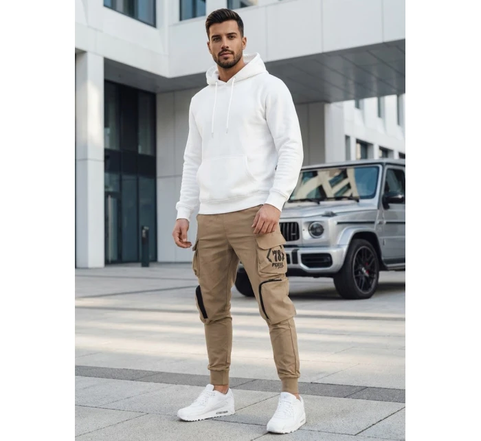 Pánské bojové kalhoty béžové Dstreet model 21973109 - FashionStreet