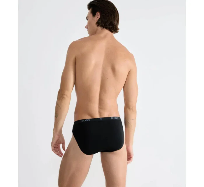 Pánske slipy sloggi men Basic Mini - čierne - SLOGGI Pánske slipy sloggi men Basic Mini - čierne - SLOGGI