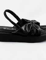 Čierne sandále na platforme (CM-58)