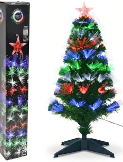 DEKORATÍVNY VIANOČNÝ STROMČEK VIACFAREBNÝ 90CM