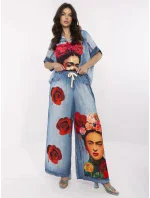 Nohavice DHJ SP 19183 5.78 modrá Nohavice DHJ SP 19183 5.78 modrá