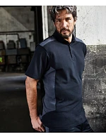 JN Pánské pracovní piqué polo 02. dark green/black model 22532920 - Daiber
