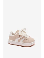 Detské športové tenisky na suchý zips z umelej kože Beige Zoya Detské športové tenisky na suchý zips z umelej kože Beige Zoya
