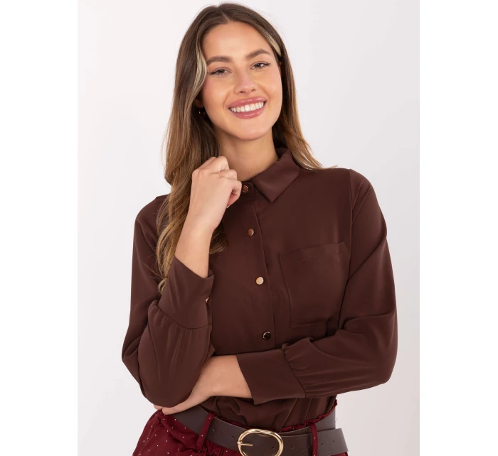 Koszula MI KS model 21480402 brązowy - FPrice