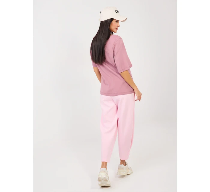 Nohavice MI SP P6224.71 svetloružové