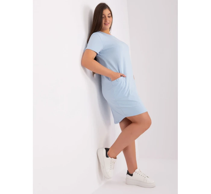 RV TU 8862 tunika.69P svetlo modrá