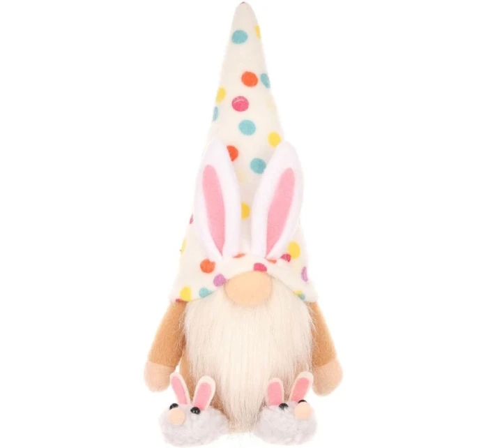 MEDVEĎ GHOOM 25CM V SNOCH CHLAPEC JARNÁ DEKORÁCIA