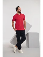 Pánské elastické piqué polo 10. azure blue model 22473915 - Russell Athletic Pánské elastické piqué polo 10. azure blue model 22473915 - Russell Athletic