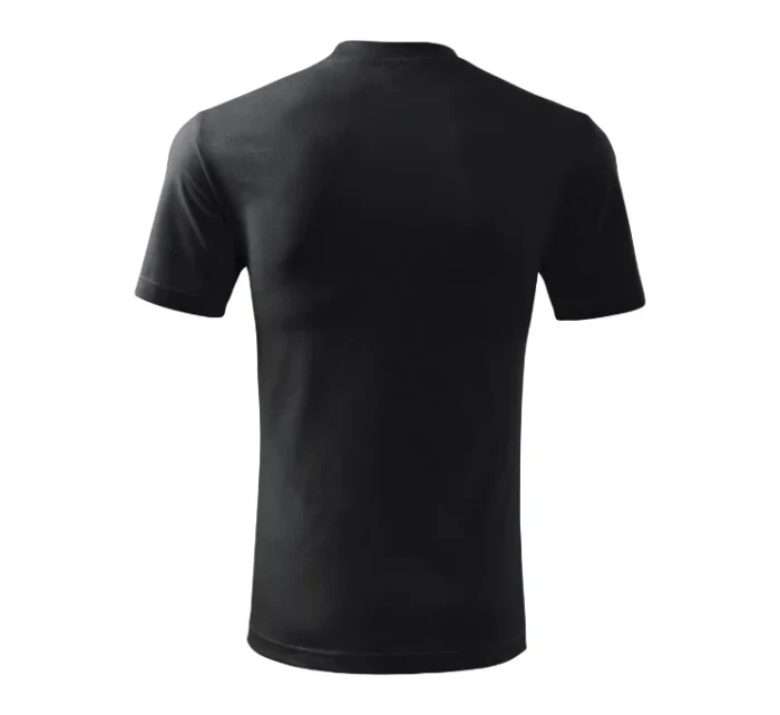 Ťažké unisex tričko ebony gray