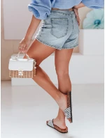 Dámské džínové šortky s páskem ON modré Dstreet model 21987629 - FashionStreet