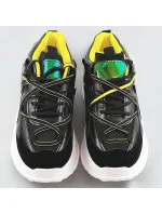 Černé dámské sneakersy se dvojitými model 17229000 - C'M Paris