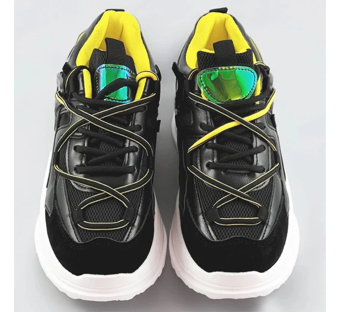 Černé dámské sneakersy se dvojitými model 17229000 - C'M Paris