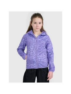 Dievčenská vetruodolná softshellová bunda 5000 s membránou 4F 4FJRAW25TSOFF507-90A
