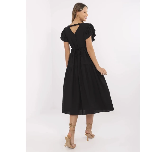 Šaty MI SK A2489.21 čierne Šaty MI SK A2489.21 čierne