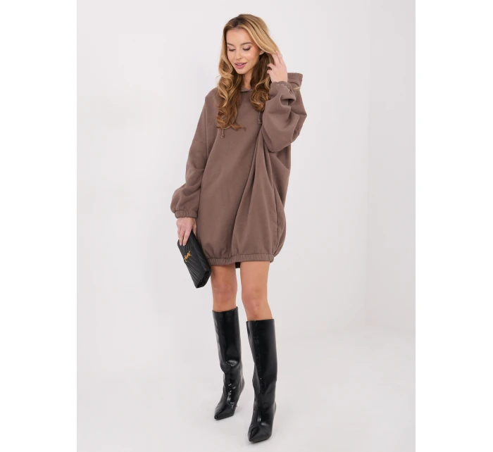 Bluza WT BL model 21818949 ciemny bezowy - FPrice Bluza WT BL model 21818949 ciemny bezowy - FPrice