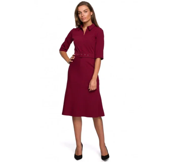 dres s páskem s přezkou model 18003004 - STYLOVE