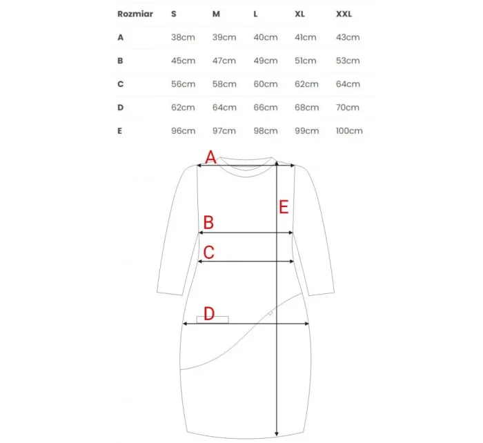B083 Oversized šaty s predným vreckom - žlté