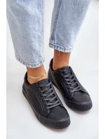 Dámske zateplené tenisky Big Star Black