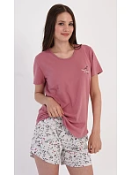 Dámské pyžamo šortky model 22405270 - Vienetta Dámské pyžamo šortky model 22405270 - Vienetta