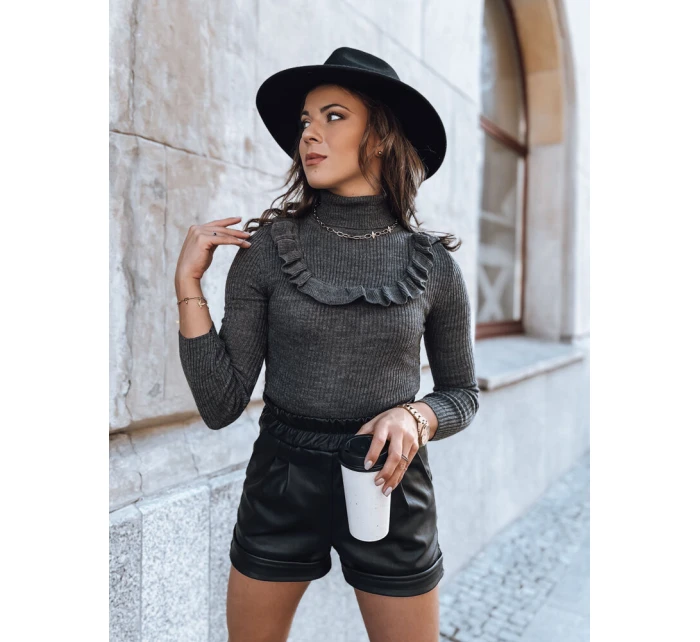 Dámsky sveter NOAH tmavosivý FashionStreet MY1404