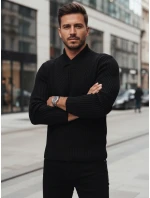 Pánsky čierny sveter FashionStreet WX2256z