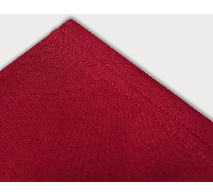 Hrubšie červené bavlnené legíny (YW06039-5)