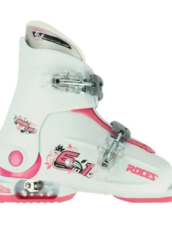 Lyžiarske topánky Roces Idea Up Junior white and pink 450491 00020