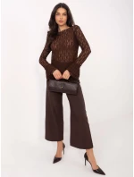 Bluzka IT BZ model 21808003 brązowy - FPrice Bluzka IT BZ model 21808003 brązowy - FPrice